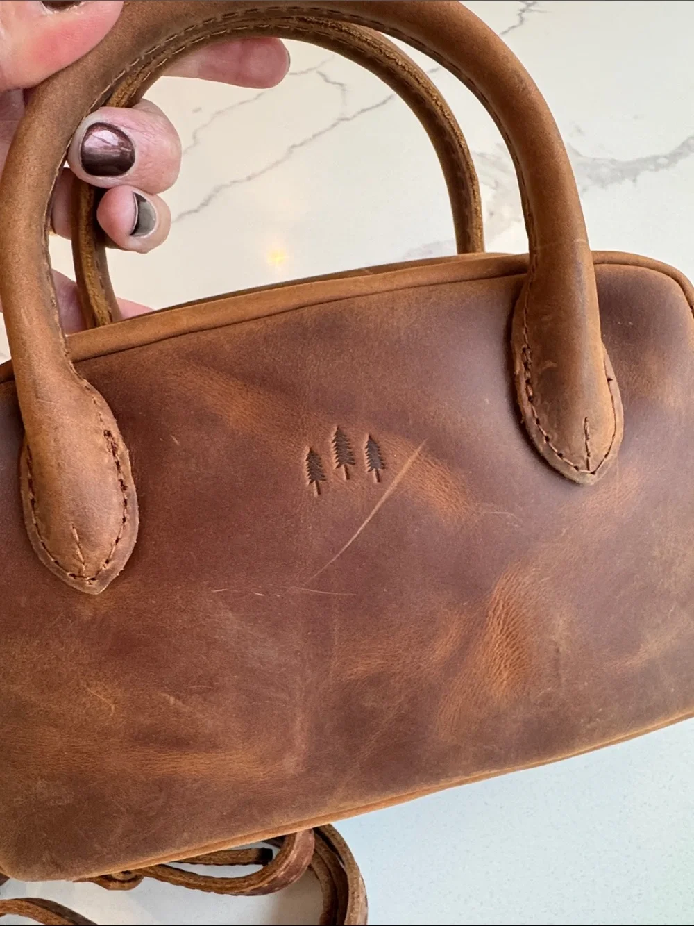 Portland Leather Goods Grace Doctor Bag mini small size